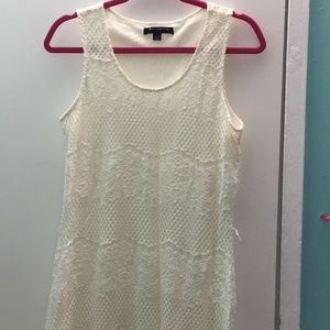 Long maxi lace white summer dress